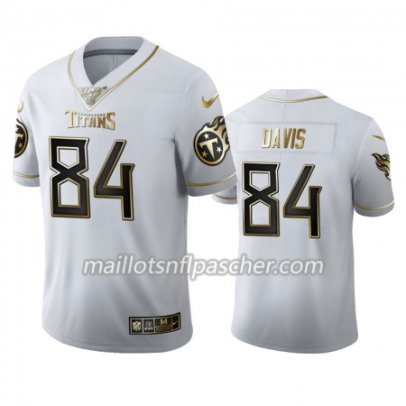 Maillot Tennessee Titans Corey Davis 84 Nike Blanc Golden Edition 100th - Homme